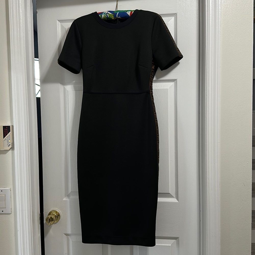 Fendi Crepe Midi Dress - Size 44 (US 8)